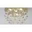 Plafonnier encastré en cristal 4 lumières Transitional-112910342