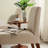Accent Chair with Round Wood Table-100566108