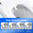 One - Piece Smart Toilet With Built In Bidet, Design, Auto Flush And Open/Close, Heated Seat Adjustable Temp, Warm Water Dry, Remote Control Side Know, Sensor Cover, Rear Wash Massage Modes, Night