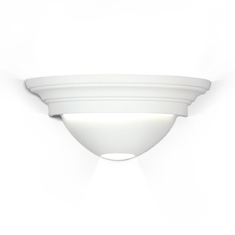 Themis Ceramic Half Moon, 8.5" H x 19.75" W x 10" D