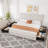 Bed With 4 Storage Drawers And Headboard-815749673-815749674