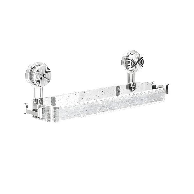 Support de douche à ventouse, Blanc