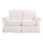 Zanesfield 59.75" Rolled Arm Slipcovered Loveseat-693382186