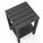 23.5" HDPE 2-Tier Tall Outdoor Sidetable-1344235833