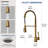 Commercial 2-Function Pull Down Single Handle Kitchen Faucet-126446266