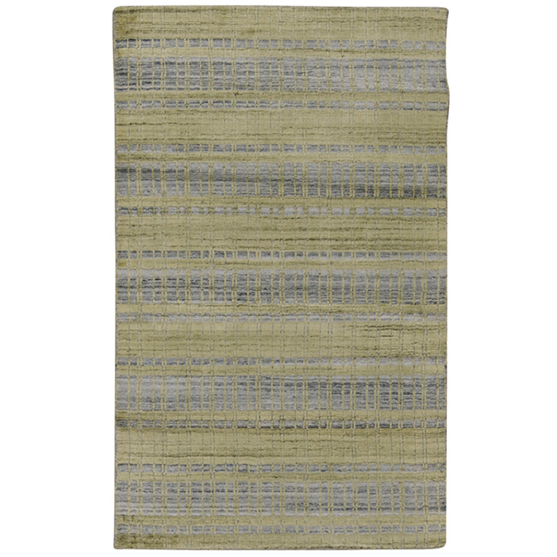 Hand Woven Silk and Wool Area Rug