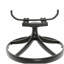7-Piece All-Weather Cast Aluminum Dining Set, Include 2 Swivel Chairs,4 Dining Chairs and Rectangular Table With Black Frame