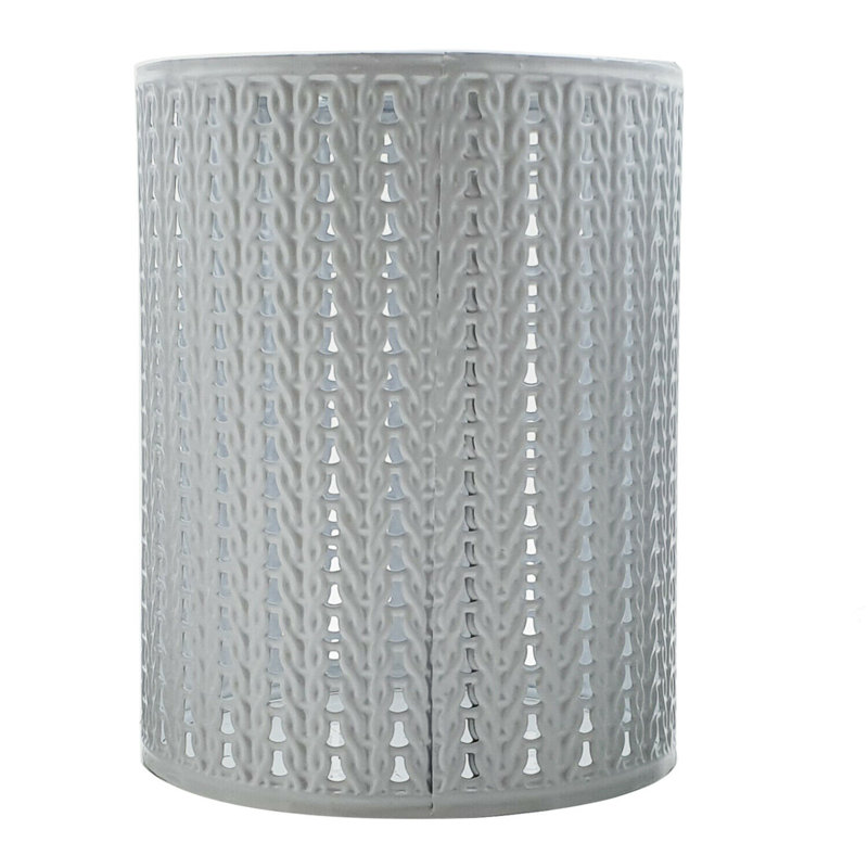 13.5cm H Metal Drum Lamp Shade ( Uno ), White