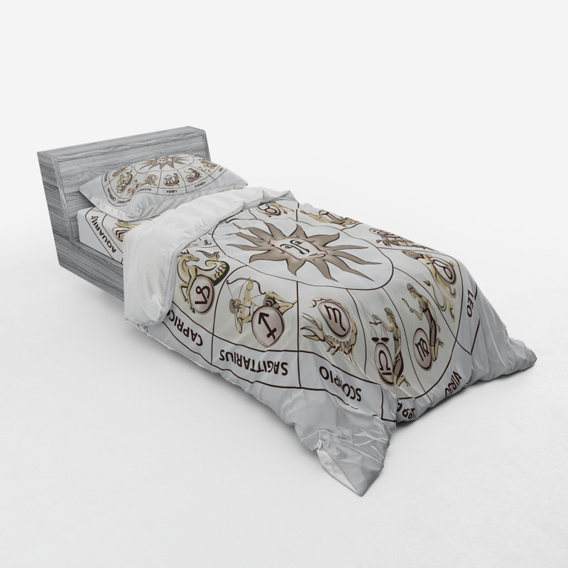 Eclectic Polyester Duvet Cover, Twin Duvet Cover + 2 Additional Pieces