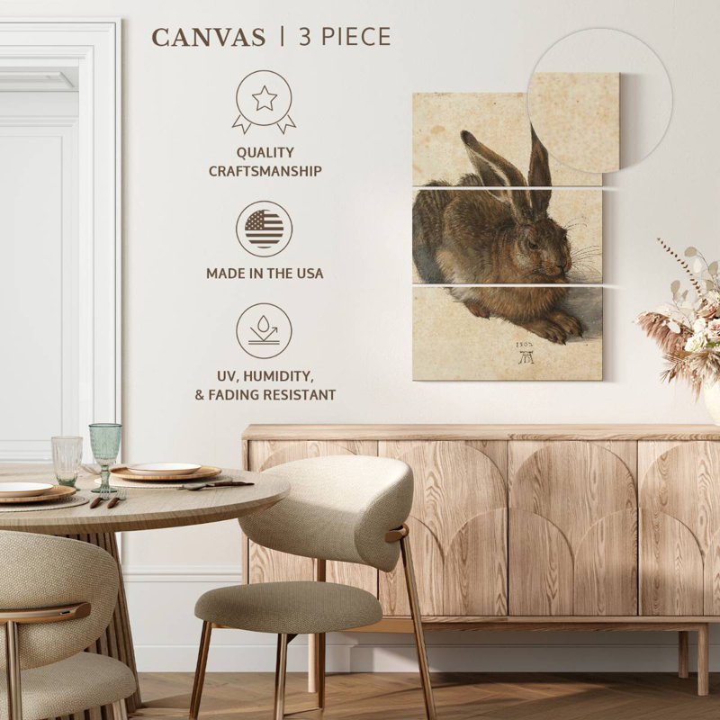 Brampt Young Hare, 38" H x 24" W