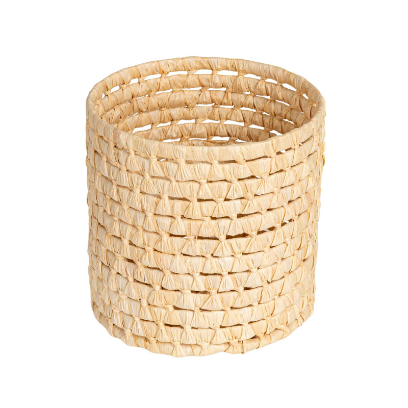 Round Full Corn Leaf Basket