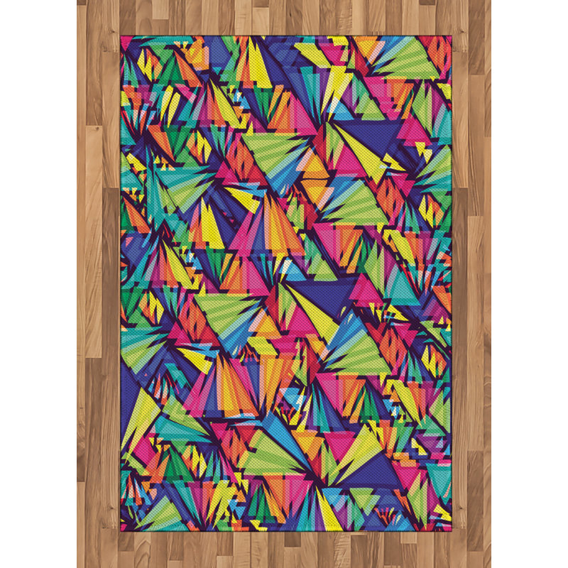 Tapis décoratif Indie High Density, Rectangle— 4 pi x 5 pi 8 po