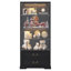 Vitrine en verre 66 po avec 2 tiroirs et 4 niveaux de rangement avec 3 lumières DEL de couleur-40992541