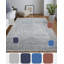 Tapis beige en coton / laine noué à la main Auni-1558295688