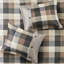 Housse de couette 6 pièces à chevrons écossais Buffalo pour chambre à coucher relaxante-129906262-129906263