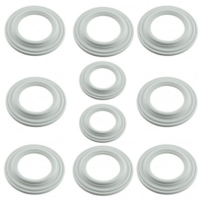 5'' White Baffle Recessed Trim