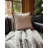 Cozy Faux Rabbit Fur Area Rug Machine Washable Rug in Gray-535680184