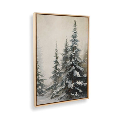 «Winter Pines III» par Jo Moulton, reproduction d'art
