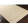 Tapis crème tissé à la main et à plat