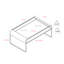 Table basse de style traîneau avec rangement Pomona-1308001375