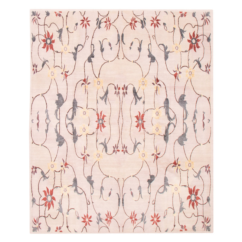 Wool Floral Indoor Rug