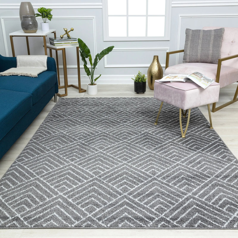 Angeleah Geometric Indoor Rug, Rectangle 8'3" x 10'0"