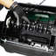 2-en-1 13inch Garden Scarifier & Dethatcher - Outil de pelouse électrique 12 ampères, certifié CUS, sac de collection amovible très grand de 31,7 pte, réglage de la hauteur de ratissage à 4 niveaux