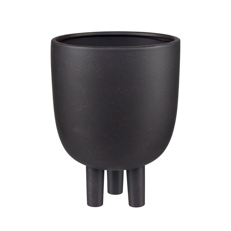 Vase Paetin, Noir, Couleur unie