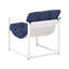 Garden Lounge Set with Table 4 Seater GARDA Metal Green-1888049094