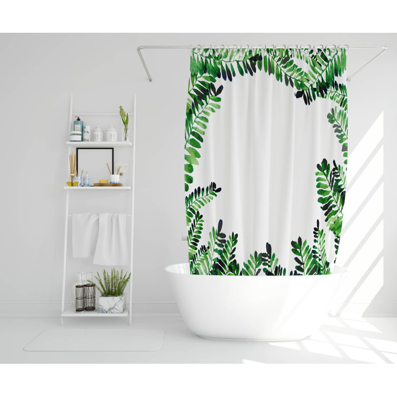 Matterson Polyester Shower Curtain Set, 168cm H x 168cm W