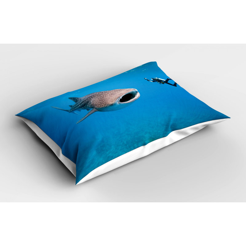 Shark Polyester Sham, Twin