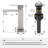 Single-Hole Single-handle Bathroom Faucet with Drain Assembly-70484637