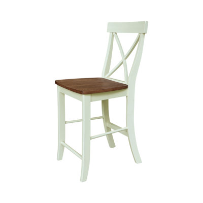 Guzik Solid Wood Counter Stool