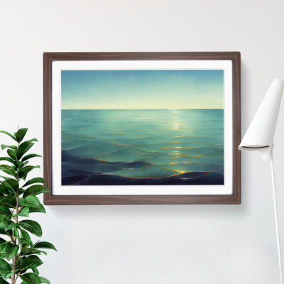 Golden Ocean Framed Print