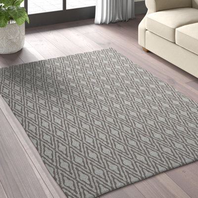 Kenner Hand Tufted Viscose Geometric Indoor Rug