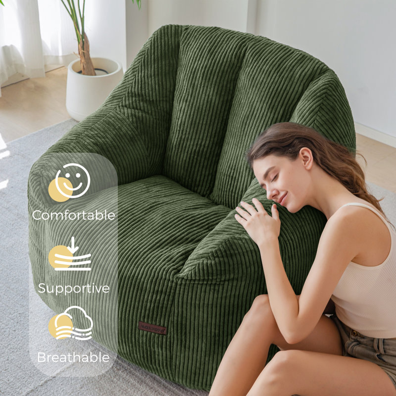 Fauteuil à billes Fauteuil à billes Comfy, Vert foncé