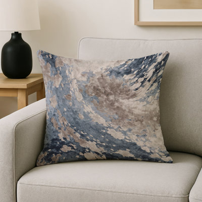 Modern Contemporary Indoor and Outdoor Throw Pillow