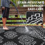 Tapis d'extérieur pour terrasse imperméable 9 x 12 po Boho Tapis de paille en plastique réversible pour l'extérieur-633778568-633778575