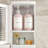 Aarn 4 Tier Folding Stackable Storage Box, Stackable Storage Drawers On Wheels, Bathroom Floor Cabinet With Doors-1218559372