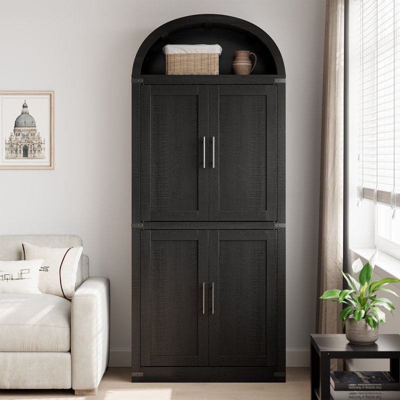 Armoire-bibliothèque Farmhouse, Noir