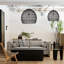 Aracelie 1 - Light Black Dome Pendant-1192592130