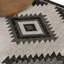 Tapis intérieur / extérieur noir / crème Caherty-1212920685