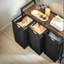 Laundry Room Basket Organiser with Shelf