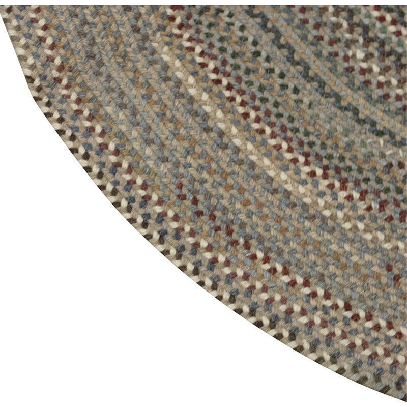 Hand Knotted Wool Area Rug in Green