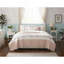 Ensemble de courtepointe en percale de coton 6 pièces avec coussins Blush King / Cal King-119181222-119181220