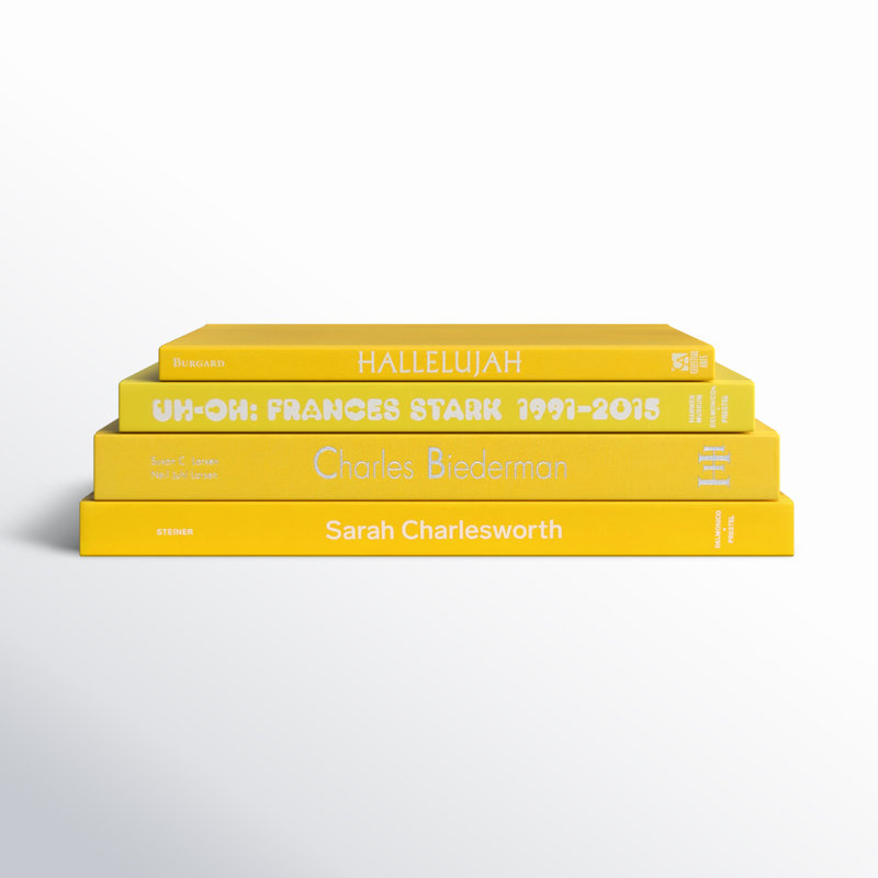 Decorative Books - Daffodil Coffee Table Stack - 4 Yellow Books