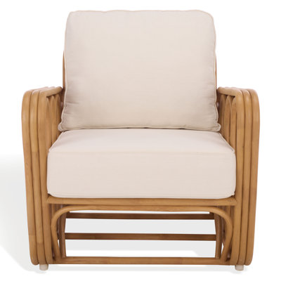 Malina Rattan Pole Accent Chair