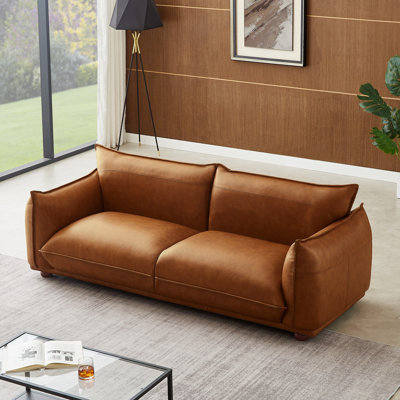 89" Genuine Leather Sofa