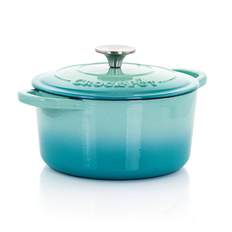 Cocotte ronde artisanale en fonte antiadhésive Crock-pot, 3 pintes