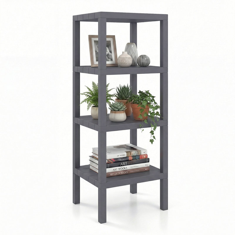38 cm W Shelving Unit, Grey